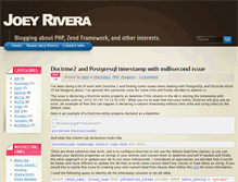 Tablet Screenshot of joeyrivera.com